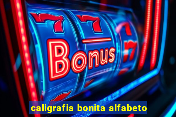 caligrafia bonita alfabeto