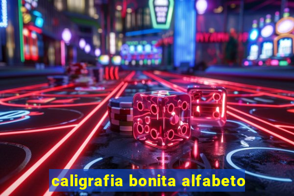 caligrafia bonita alfabeto