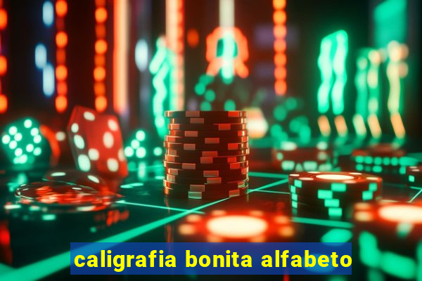 caligrafia bonita alfabeto