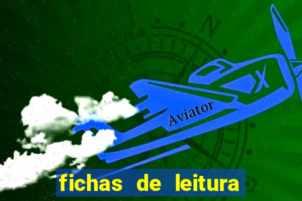 fichas de leitura para alfabetizar