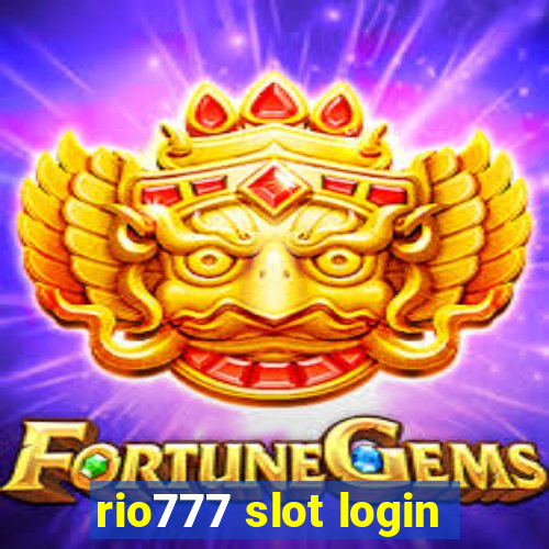 rio777 slot login