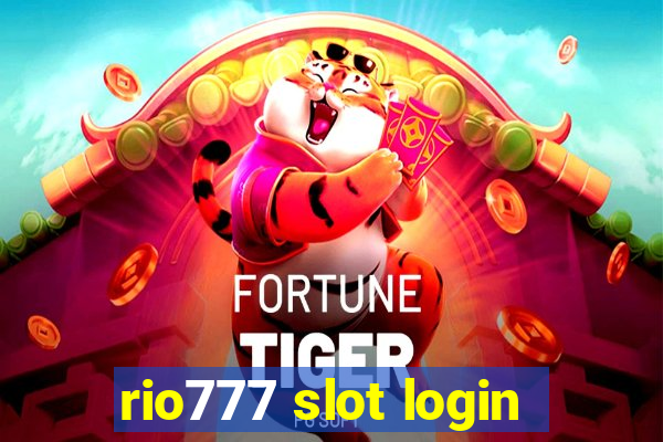 rio777 slot login