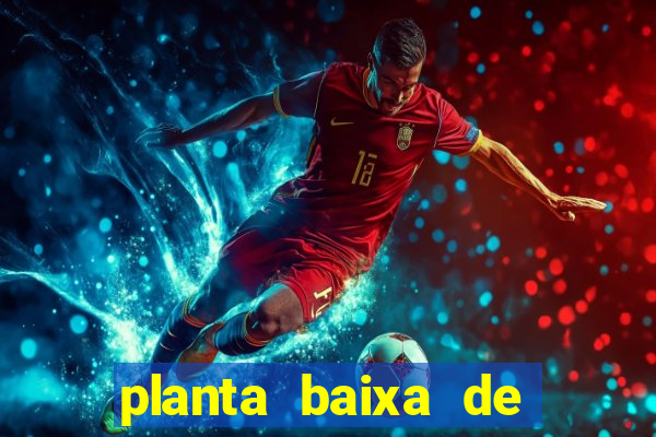 planta baixa de campo de futebol society