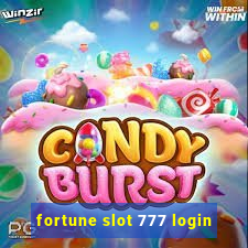 fortune slot 777 login