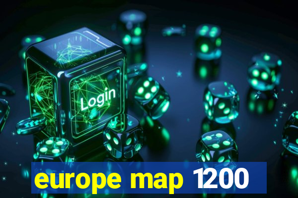 europe map 1200