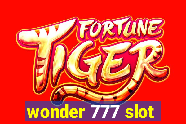 wonder 777 slot