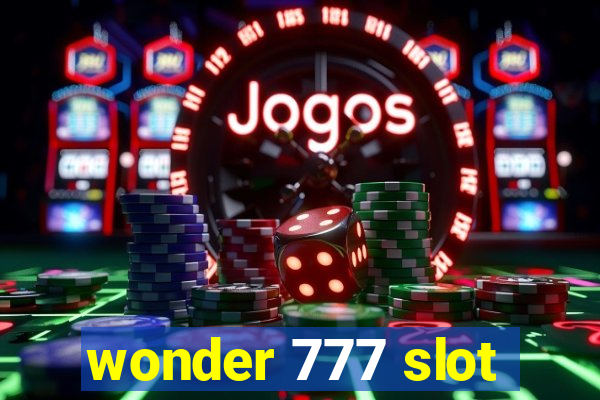 wonder 777 slot