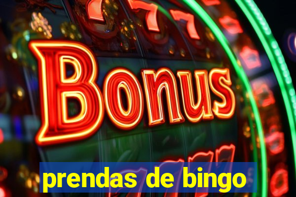 prendas de bingo