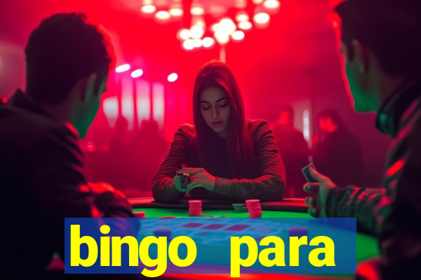 bingo para despedida de solteira para imprimir