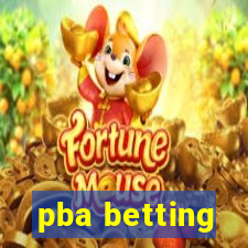 pba betting