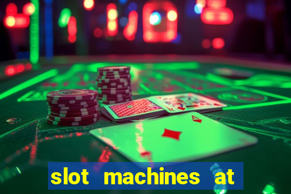 slot machines at mgm springfield