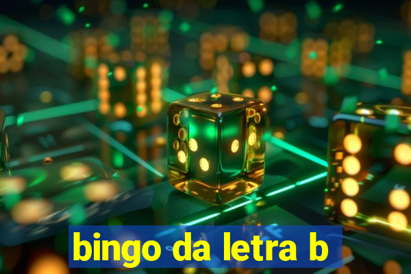 bingo da letra b