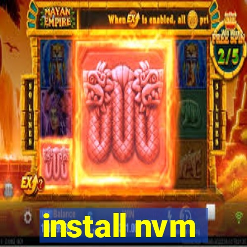 install nvm