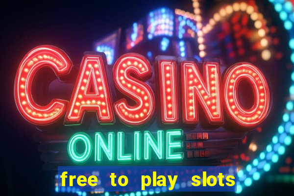 free to play slots online no download