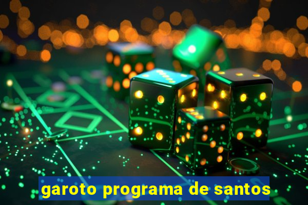 garoto programa de santos