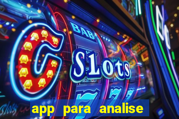 app para analise de jogos de futebol