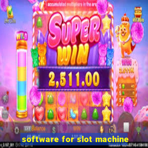 software for slot machine