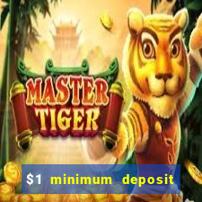 $1 minimum deposit microgaming casino