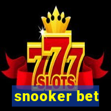 snooker bet