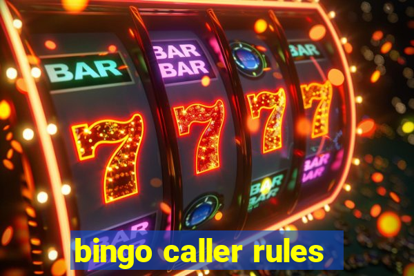 bingo caller rules