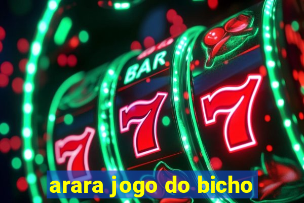 arara jogo do bicho