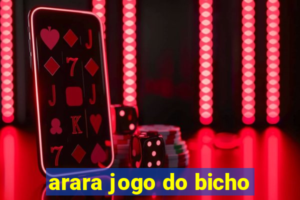 arara jogo do bicho