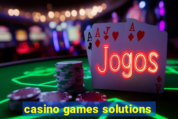 casino games solutions