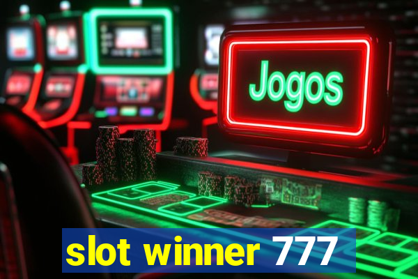 slot winner 777