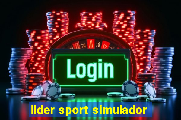 lider sport simulador