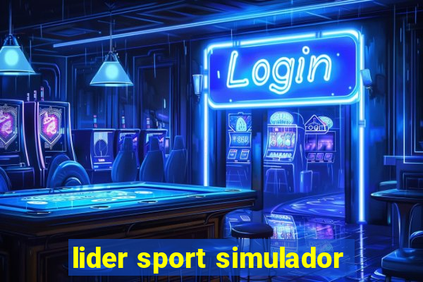 lider sport simulador