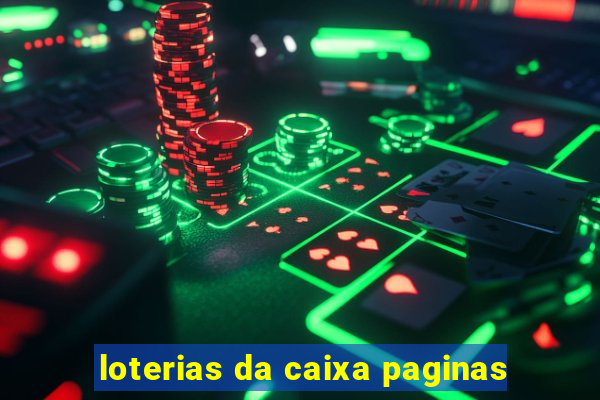 loterias da caixa paginas