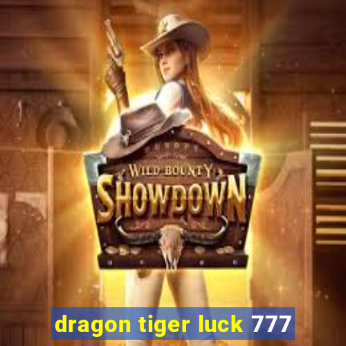 dragon tiger luck 777