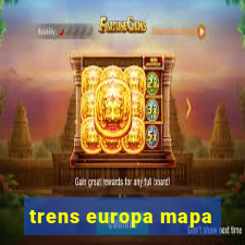 trens europa mapa