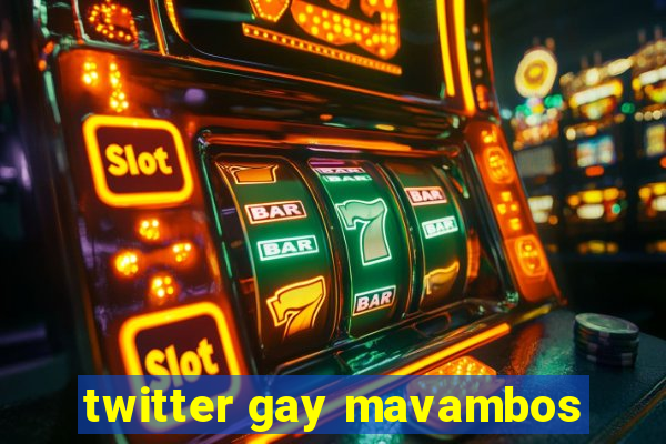 twitter gay mavambos