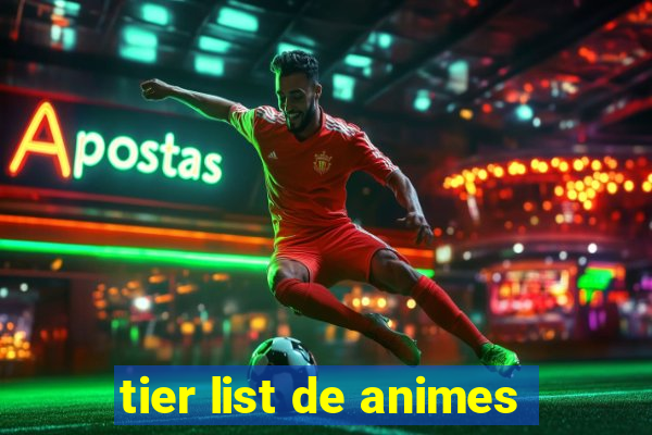 tier list de animes