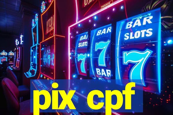 pix cpf