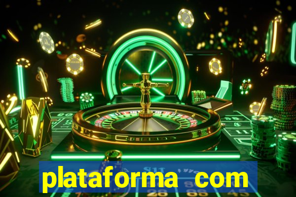 plataforma com chuva de dinheiro