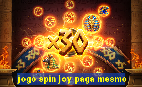 jogo spin joy paga mesmo