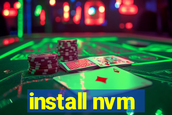 install nvm